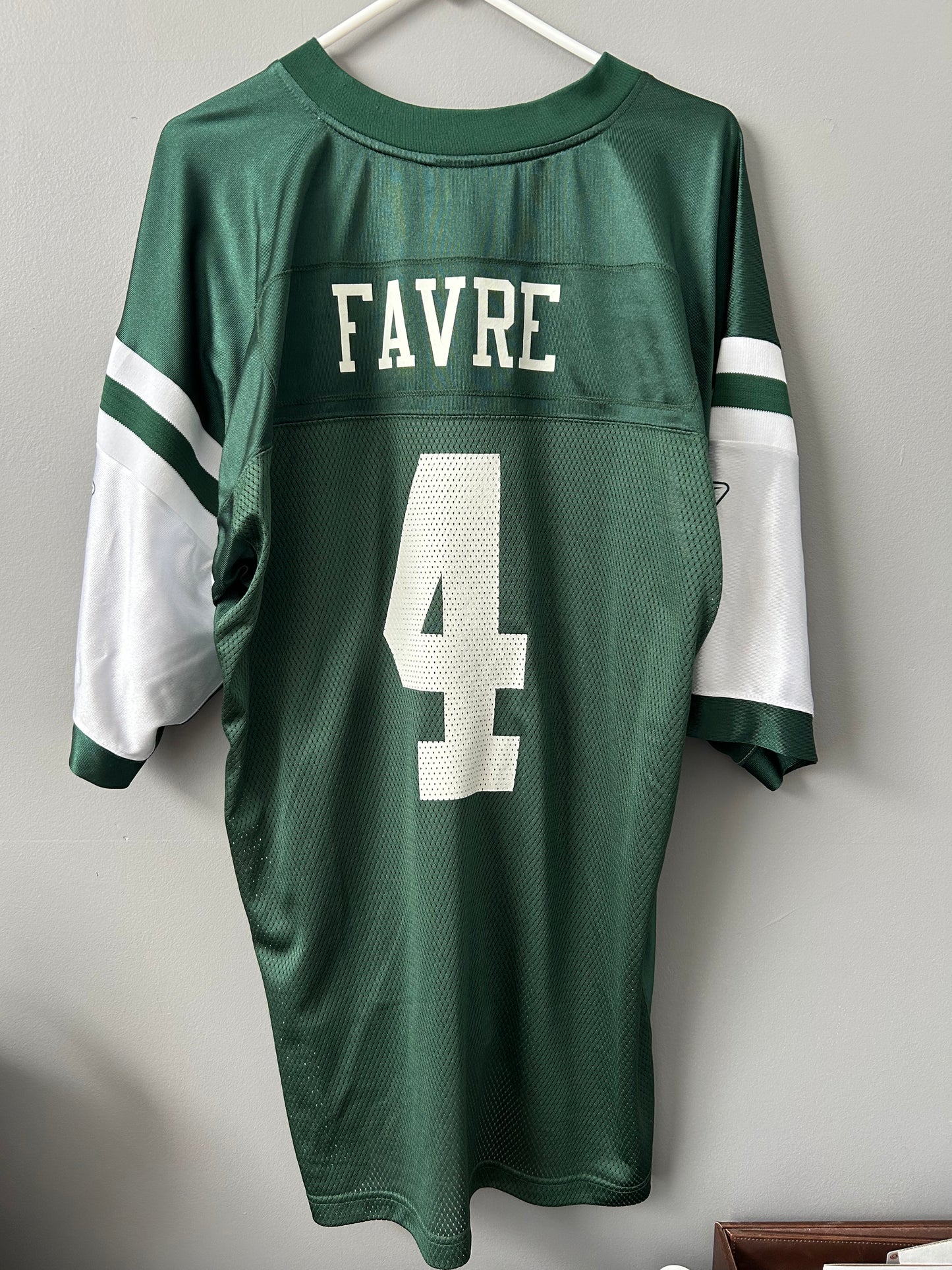 2009 REEBOK New York Jets BRETT FAVRE NFL Jersey Size XL