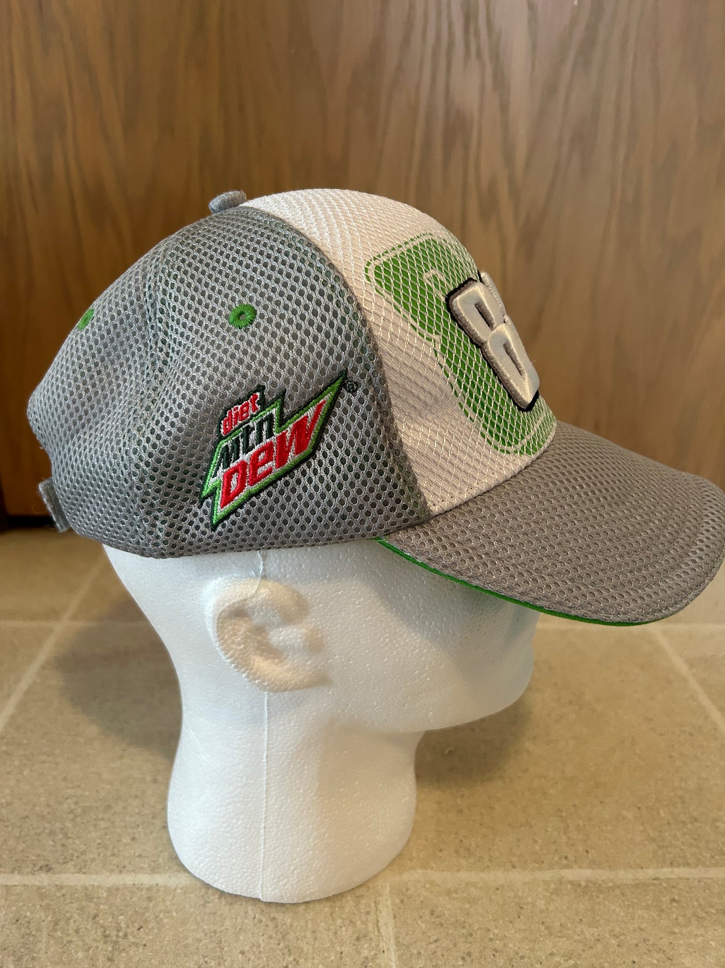 NASCAR Chase Authentics DALE EARNHARDT JR Mountain Dew Hat Velcro Strap Adjustable