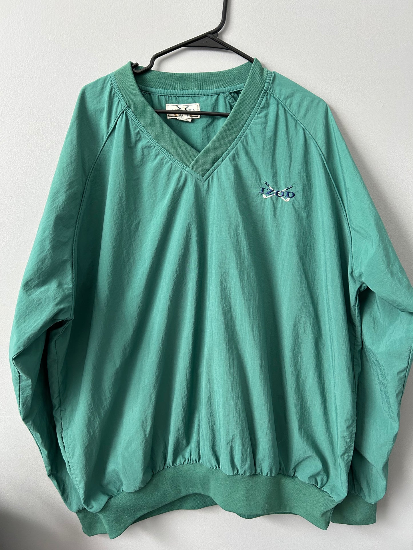 Vintage IZOD GOLF Windbreaker Pullover Size XL