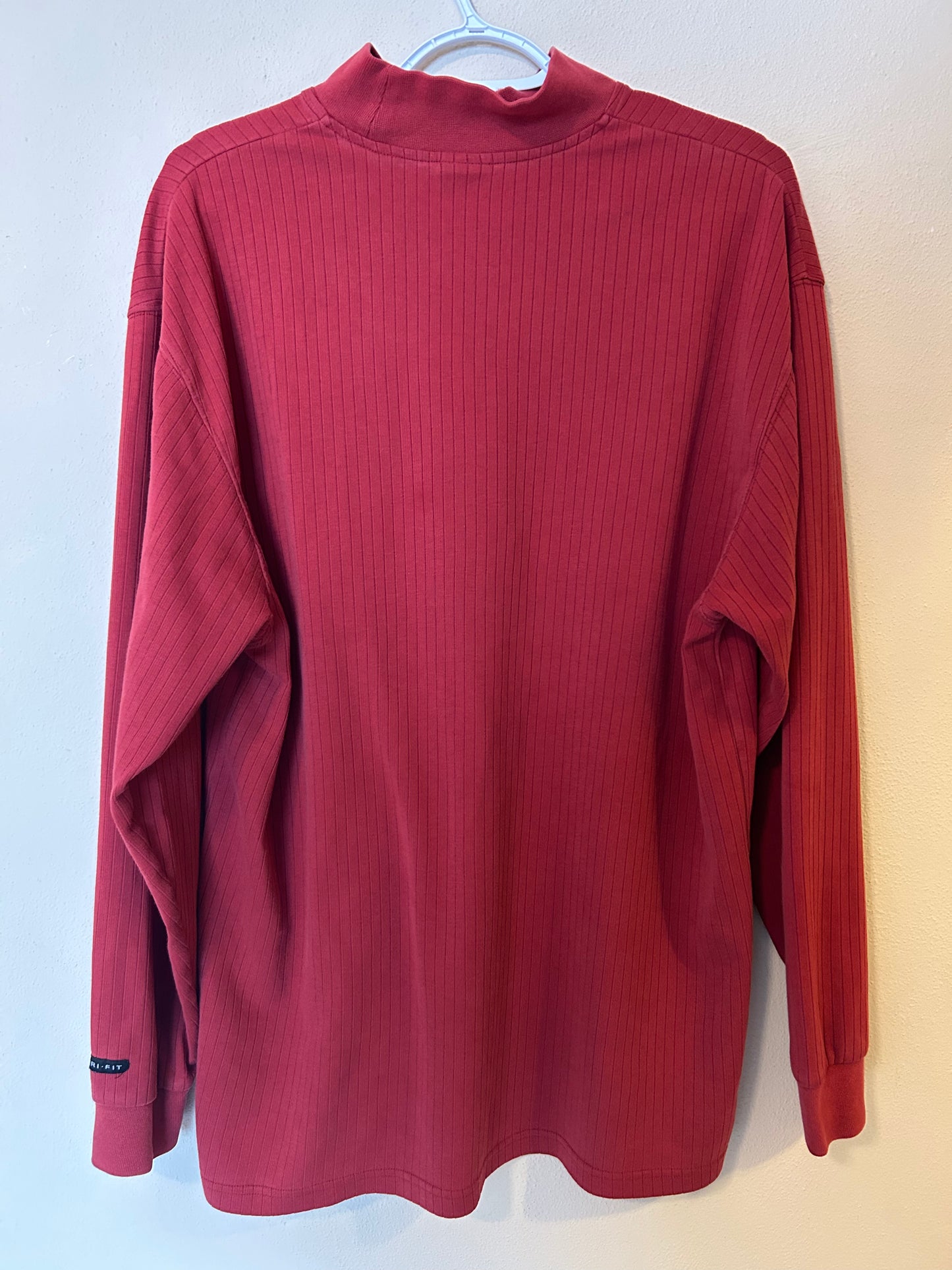 Vintage NIKE OKLAHOMA SOONERS Turtleneck Sweatshirt Pullover Size L