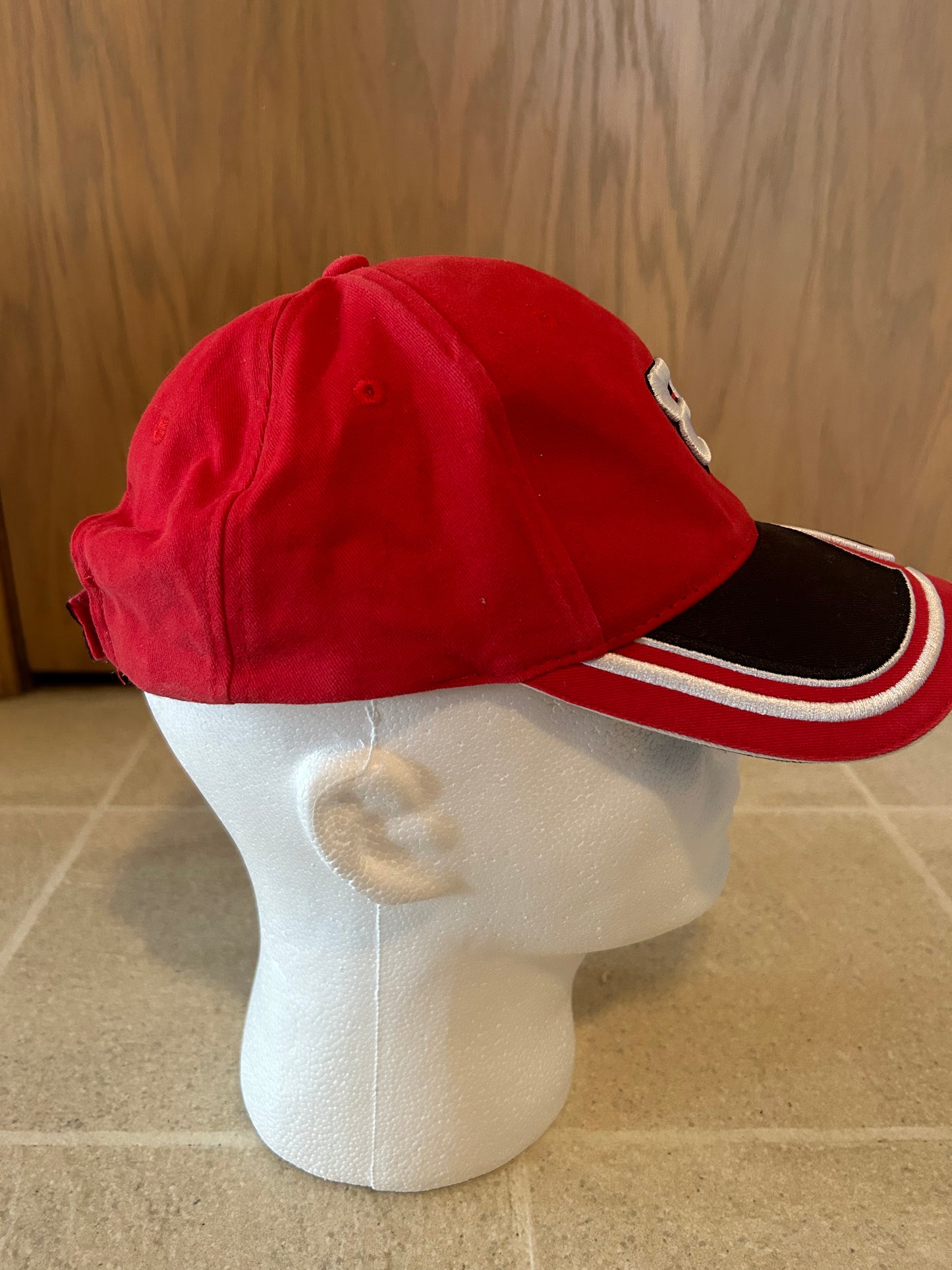 Vintage NASCAR Winner's Circle DALE EARNHARDT JR. Signature Budweiser Adjustable Velcro Hat