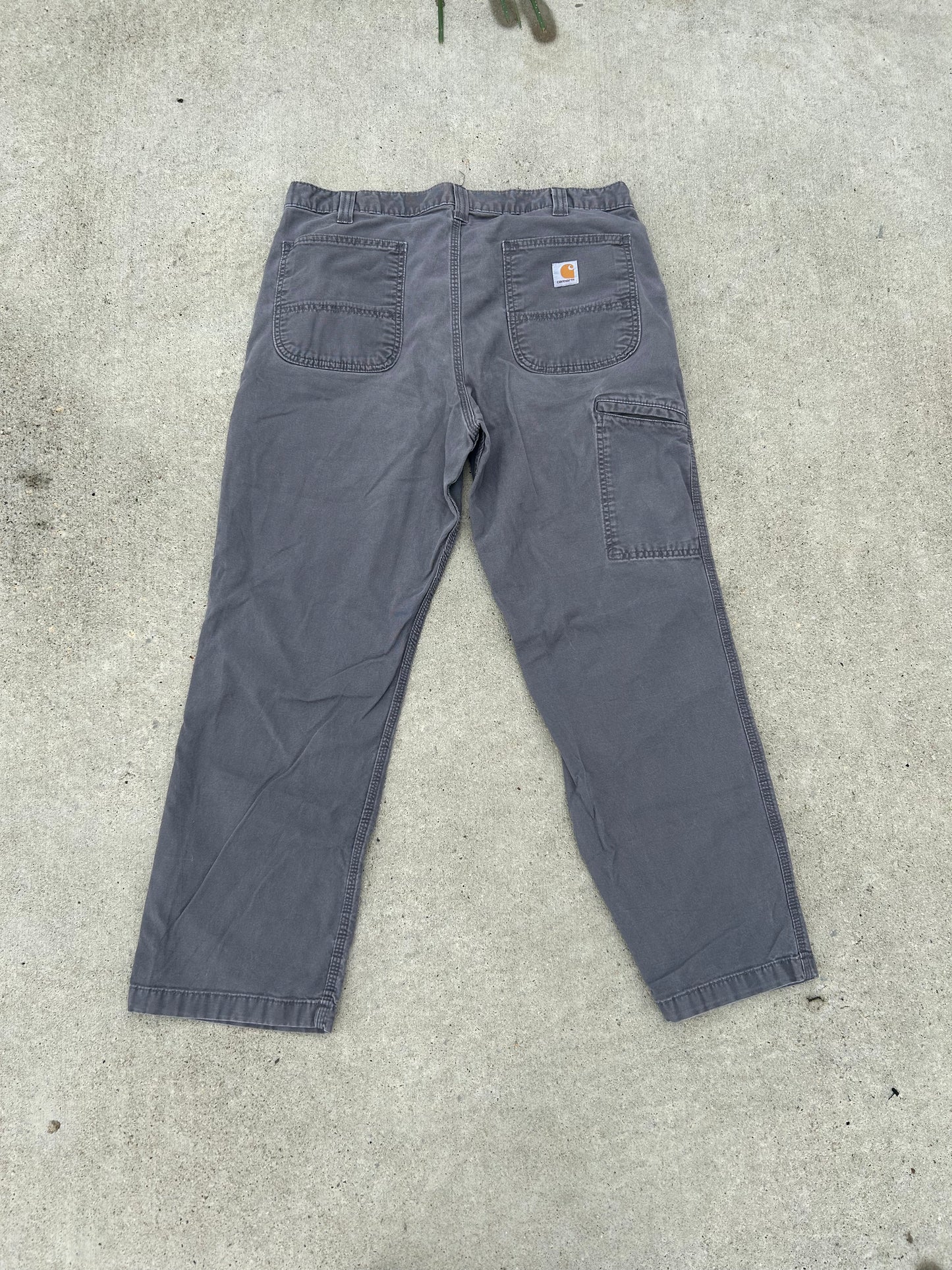 CARHARTT Modern Dark Grey Relaxed Fit Work Pants Size 36x30