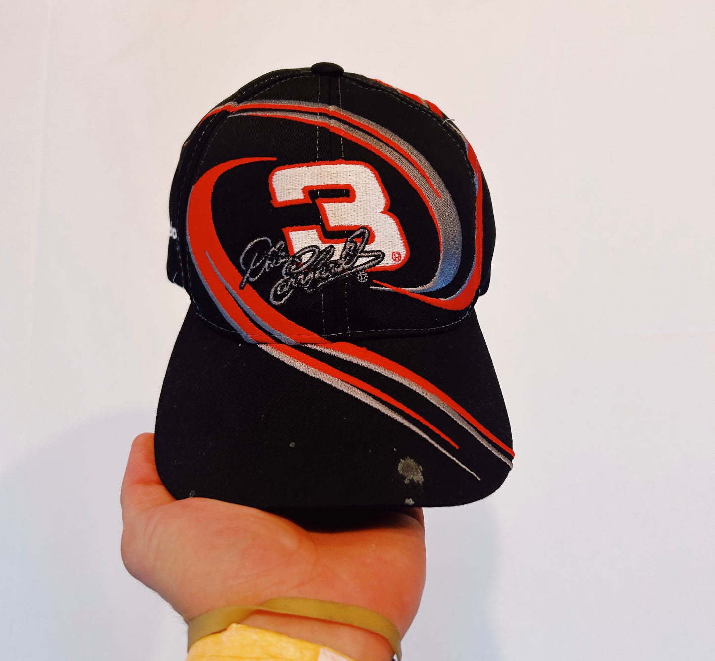 Vintage 90's NASCAR Chase Authentics Dale Earnhardt Swirl Adjustable Velcro Hat