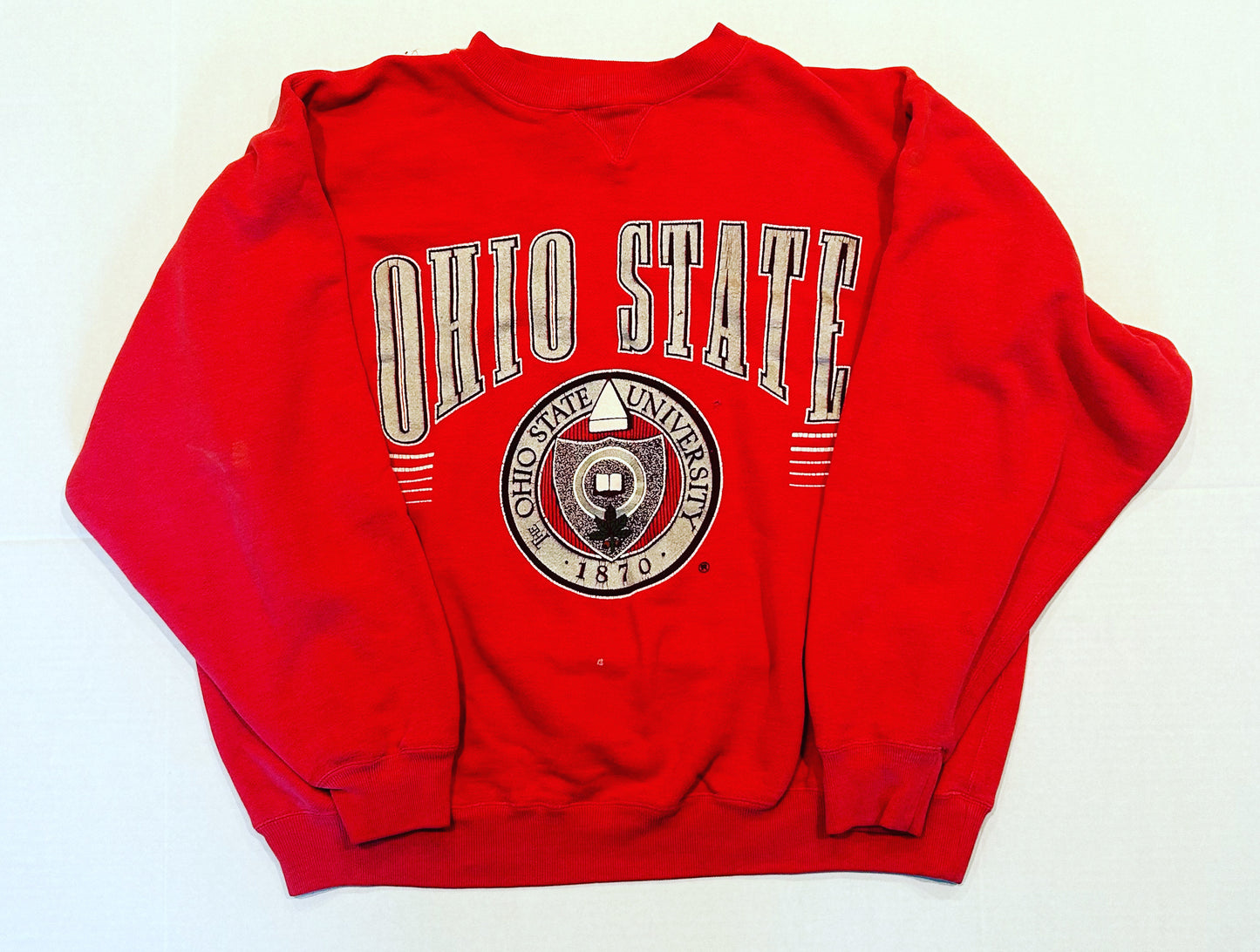 Vintage 90's OHIO STATE BUCKEYES Galt & Sand Crewneck Sweatshirt Size L